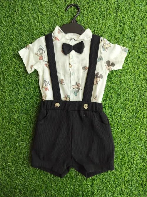 Donald Black Dungaree BD004